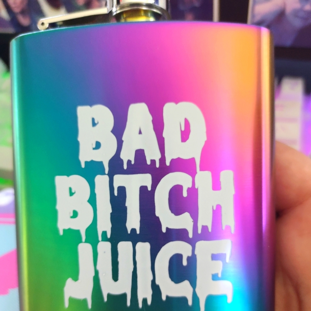 Bad bit** juice flask rainbow